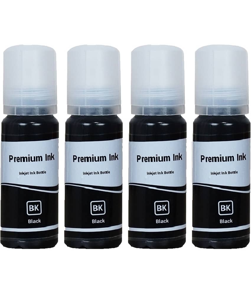 KALAR 003 Ink Black Pack of 4 Cartridge for 003 Ink for E_pson L3110 L3115 L3116 L3210 L3215 L3250 L3151 L3152