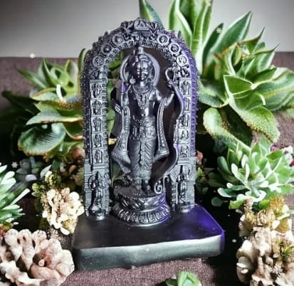4 inch Shree Ram Lalla Murti for Car Dashboard