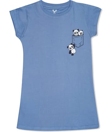 E1K Pack of 1 Girls Cotton T-Shirt ( Dark Grey )