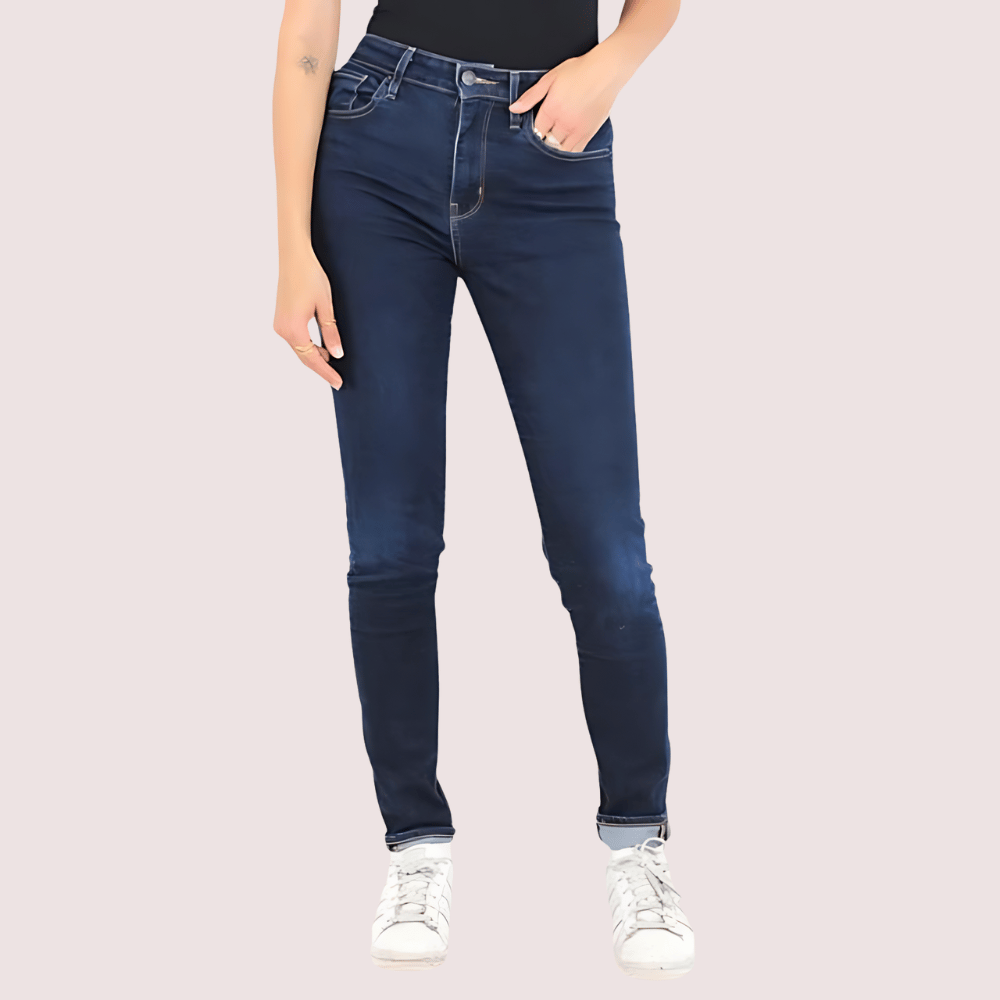 Elegant Women's Skinny Fit Slim Denim Pants - Jeans | Buy online on ZillyBuy