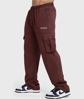 Fuaark Beige Cotton Blend Men's Sports Trackpants ( Pack of 1 )