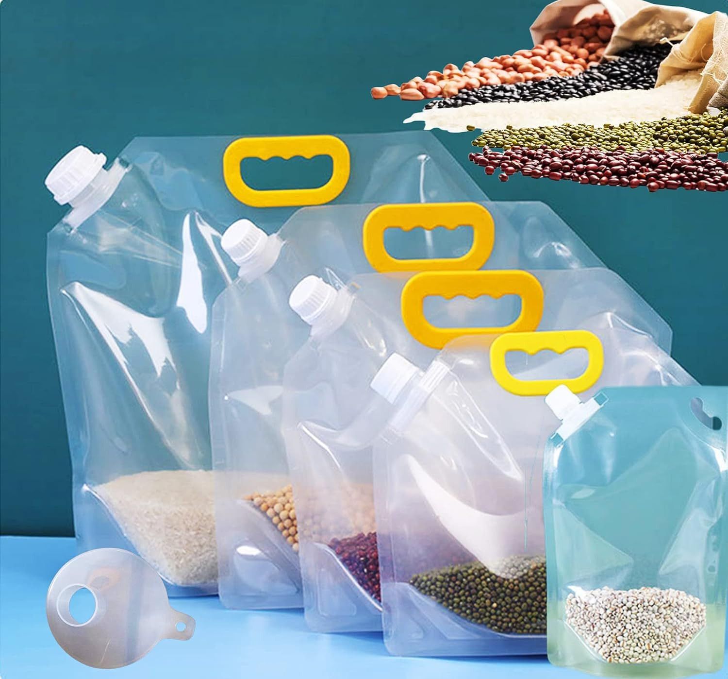 Wholesale Item - 1 PC FOOD STORAGE BAG GRAIN SEALED BAG (1.5 LITER) - MOQ 140 Pieces