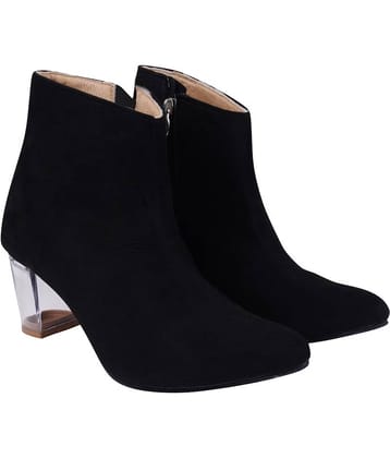 Shoetopia - Black Women's Ankle Length Boots