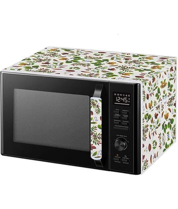 Single Polyester Green Microwave Oven Cover - 20-22L