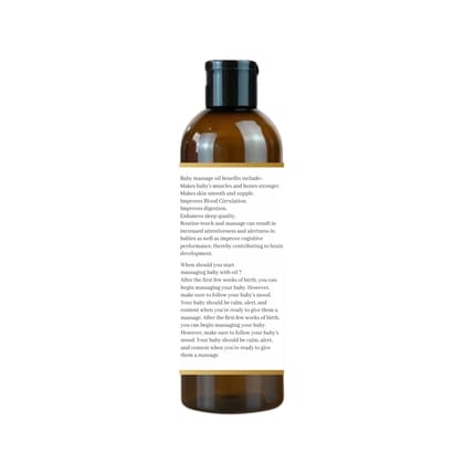 EMBRACE Nourishing Baby Massage Oil Sesame, Ratanjot and Lavender
