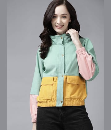 The Dry State Corduroy Multi Color Bomber Jackets Single