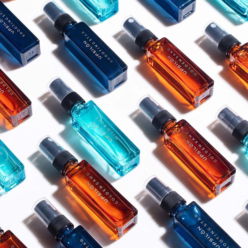 UPSILON Wild Blue Eau De Parfum with Combo of Long-Lasting Pocket Perfumes | Long Lasting Fresh & Powerful Fragrance Spray Travel Friendly Luxury Parfum Scent | Men’s Perfume | 124ml - Pack Of 2