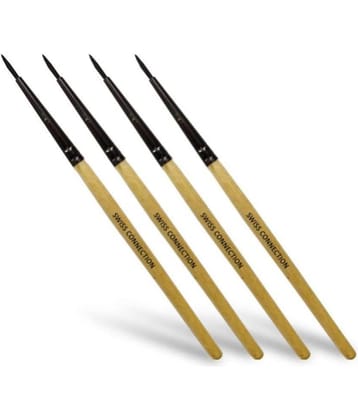 Swiss Connection - Bronze Natural Eye Liner Pencil ( Pack of 4 )