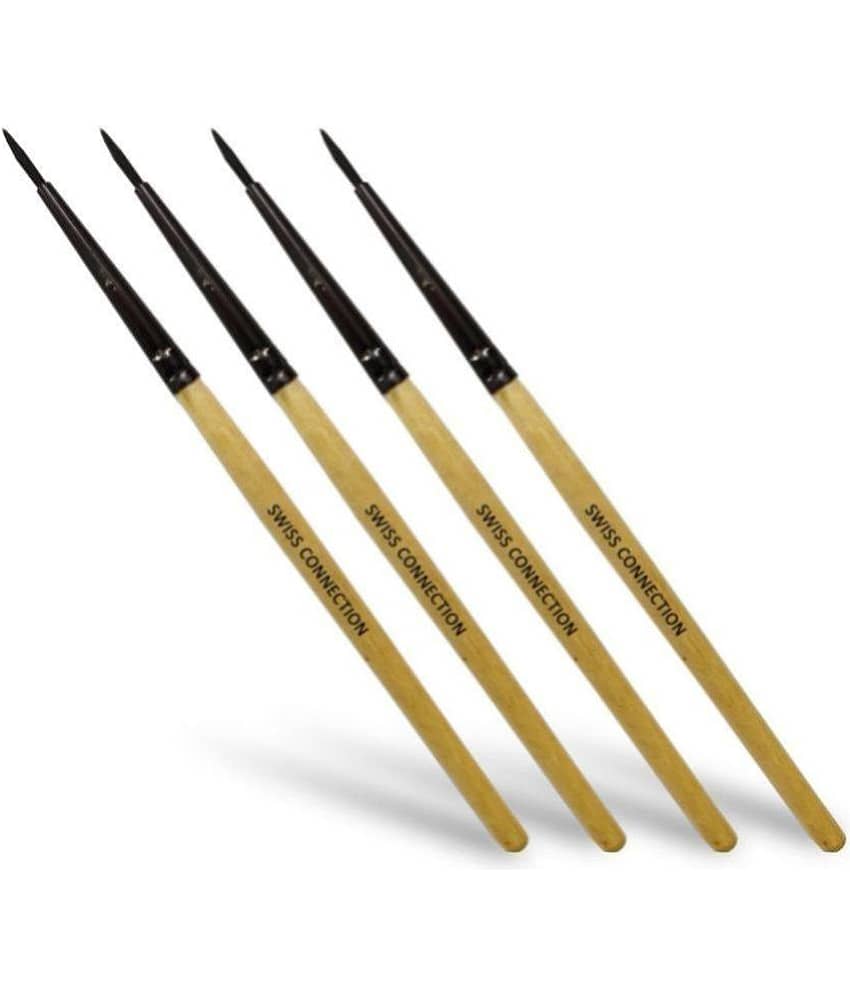 Swiss Connection - Bronze Natural Eye Liner Pencil ( Pack of 4 )