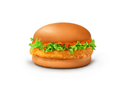 Korean Chicken Surprise Burger
