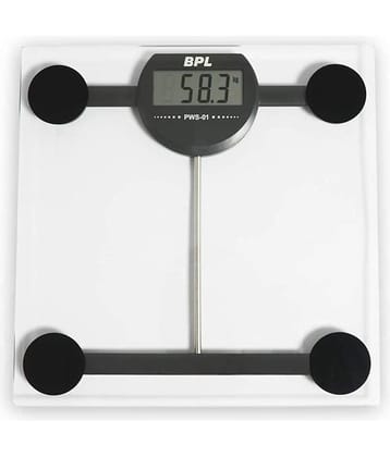 BPL Medical Technologies PWS-01 Personal Weighing Scale for Weight Measurement (Transparent)