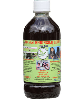ADIVASI BHRINGRAJ HERBALS - Hair Growth Bhringraj Oil 500 ml ( Pack of 1 )