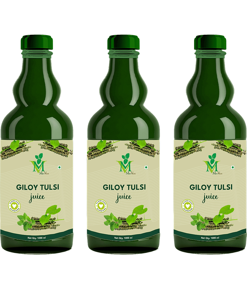 Giloy Tulsi sugar free Juice Pack of 3 - 1000ml