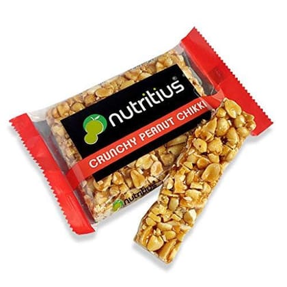 Nutritius Crunchy Peanut Chikki, 35 gm