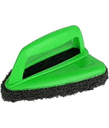 Bathroom Brush with Abrasive Scrubber for Floor/Tile Cleaning (Pack of 1)