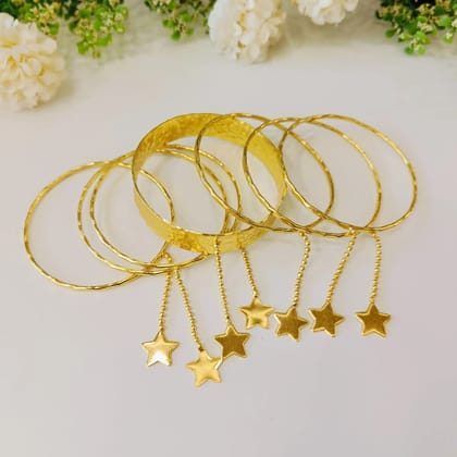 Layla Hanging star Bangles-2.8