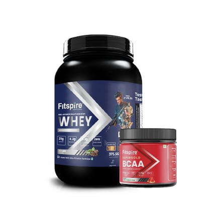 100% ADVANCED ISOLATE GOLD WHEY PLUS SUPER GOLD BCAA - WATERMELON WITH BLENDER