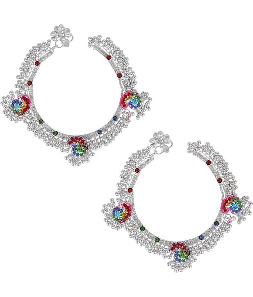 AKLINA Multicolor Anklets ( Pack of 1 )