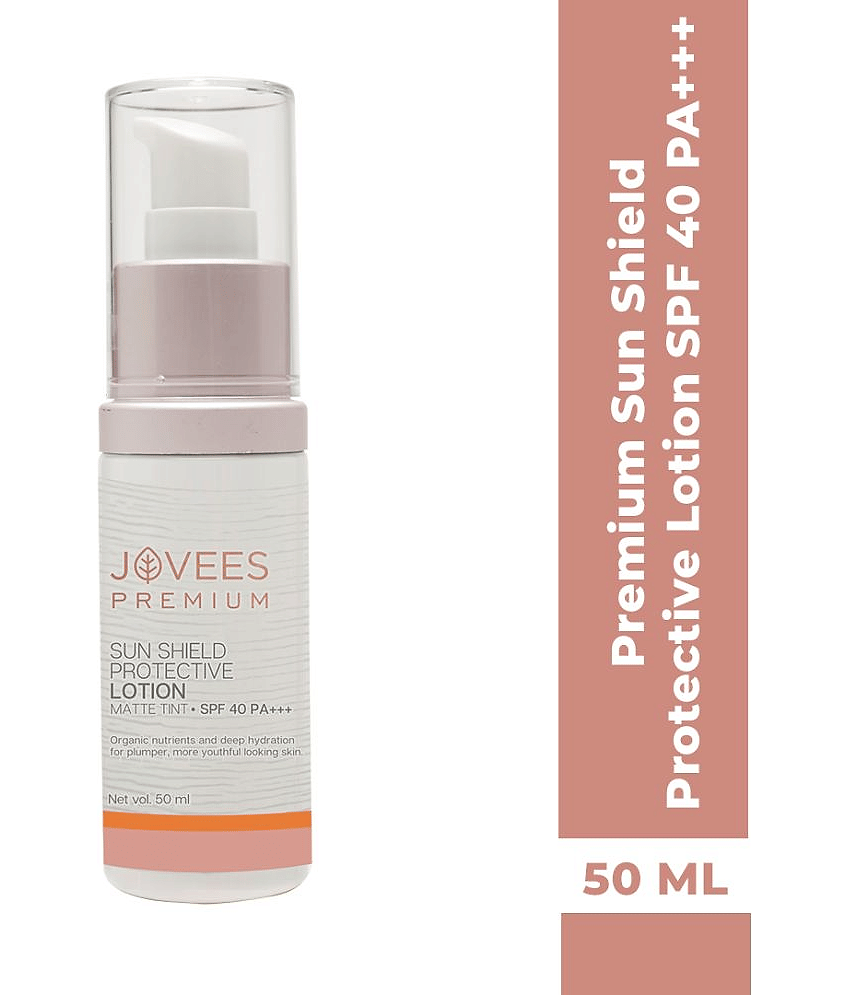 Jovees Premium Sun Shield Matte Tint SPF 40 PA++ Protective Lotion Oil Free, 50ml (Pack of 1)