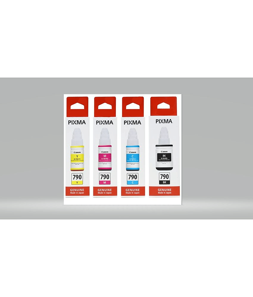 KALAR G1010 For Gi-790 Ink Multicolor Pack of 4 Cartridge for 790 INK G1000 , G1010 , G2010 , G2012 , G2100 , G3000 , G3010