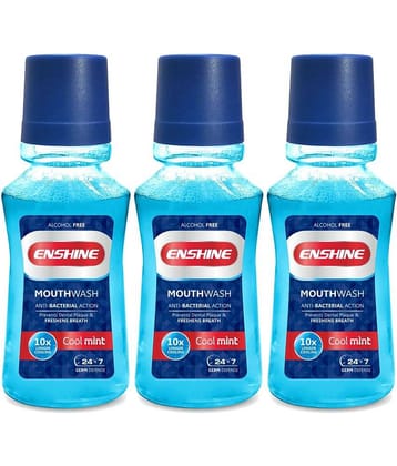 Enshine Mouthwash Liquid Cool mint 150 mL Pack of 3