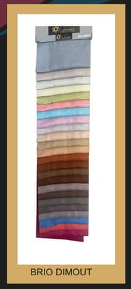 Lushomes 100% Polyester 54 Inches Width Brio Dimout 280 GSM Fabric