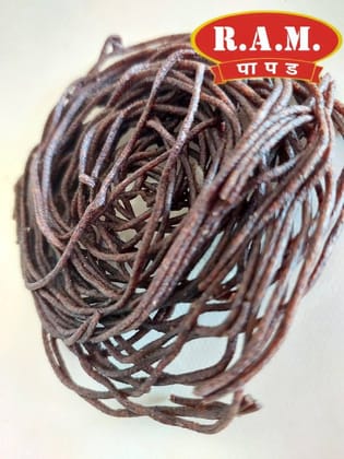 Ram Papad Nachani Kurdai (200g) | Finger Millet Ragi String Fryums High Fiber & Calcium Healthy