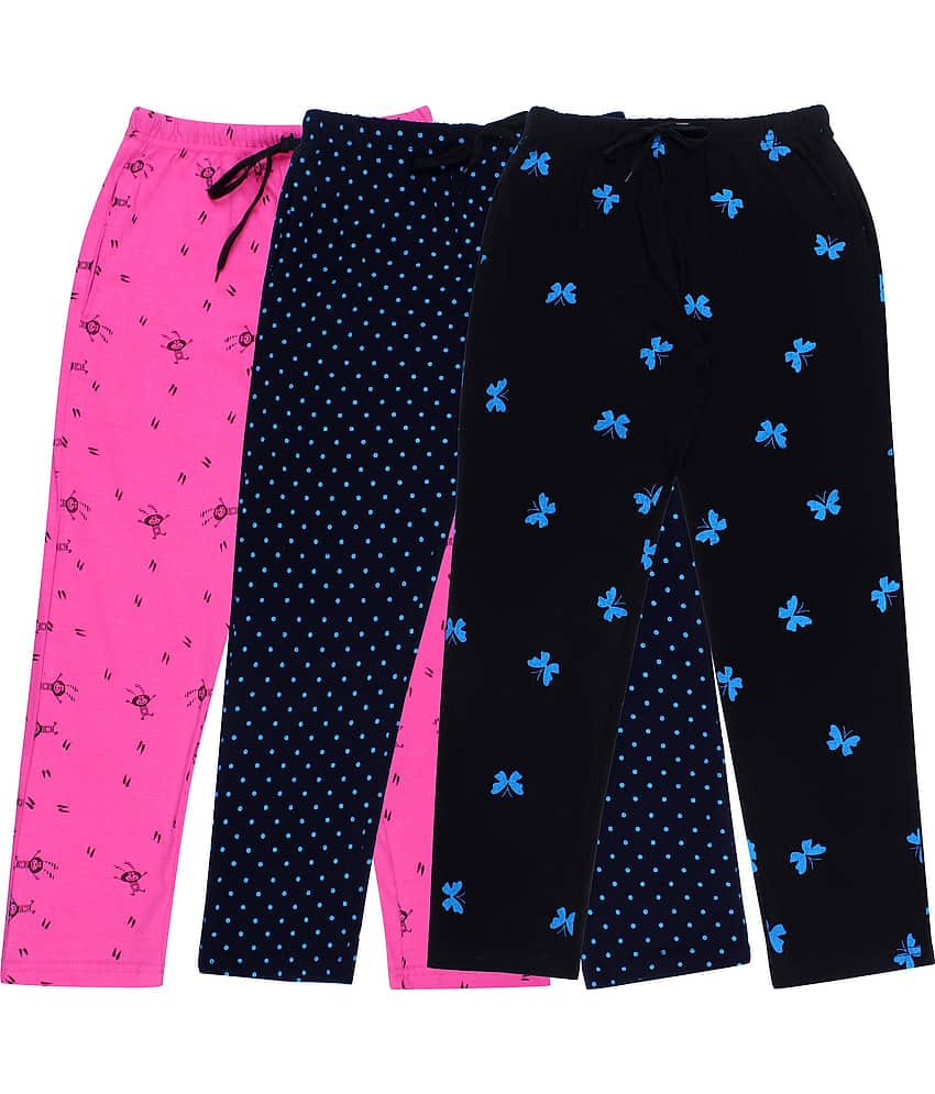 Diaz Pack of 3 Boys Cotton Trackpant ( Multi Color )