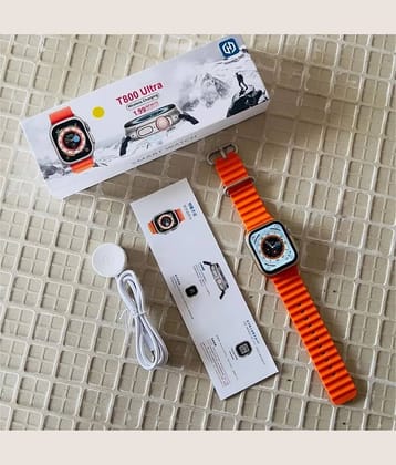AMOLED BT Calling Smart Watch with Silicone Strap Upto 1-2 days Backup