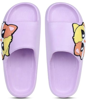 Pampy Angel Purple Women's Slide Flip flop