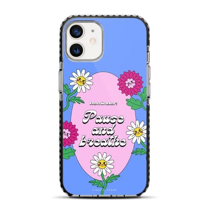 Tranquil Blue iPhone 12 Mini Stride Phone Case-Stride