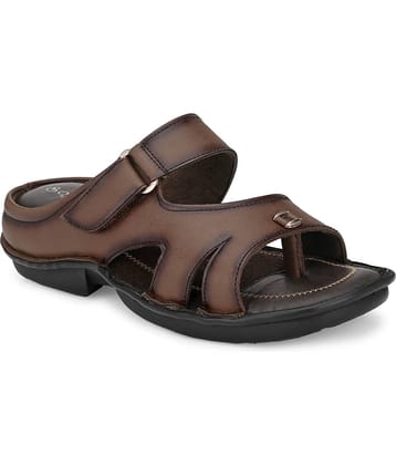 softio Brown Flip Flops