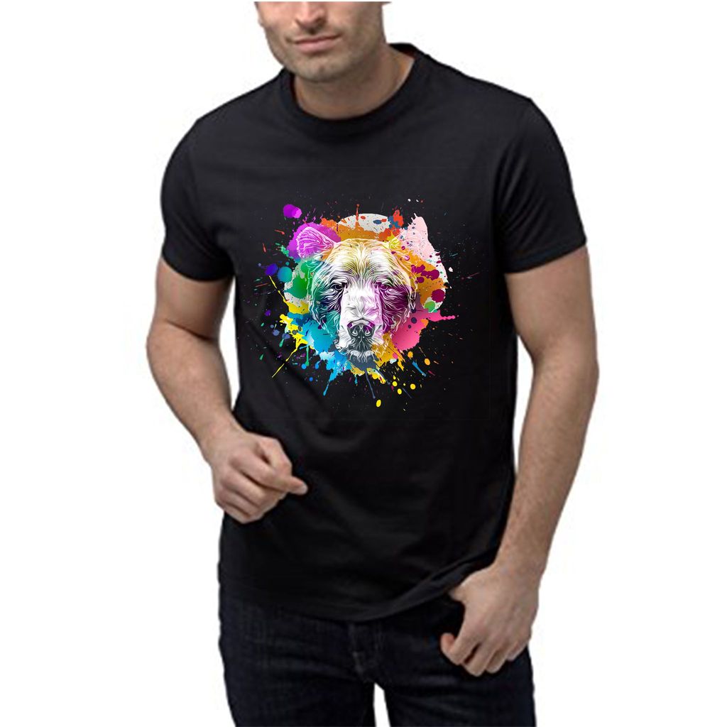 Trishoolin T-Shirt Design 10274MB | Regular Fit | Crew Neck / Round Neck Half Sleeve | Pack of 1