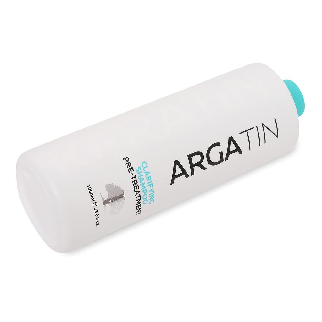 Argatin Clarifying Shampoo Pre-Treatment For All Hair Types, Straightening, Smoothing, Deep Nourishment, 1000Ml, White, Unscented, Unisex Adult