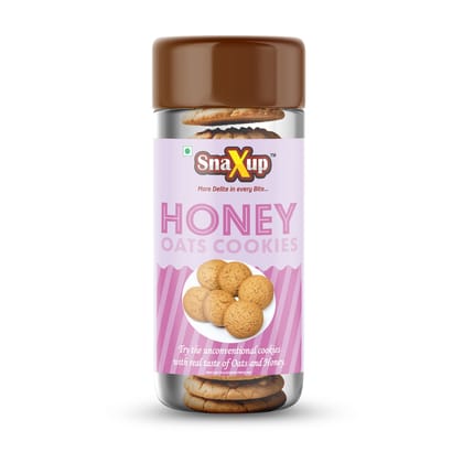 SnaXup Honey & Oat Cookies 125GGm