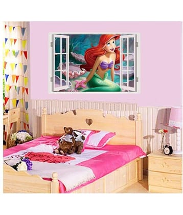 Asmi Collection printed Cartoon Characters Sticker ( 60 x 90 cms )