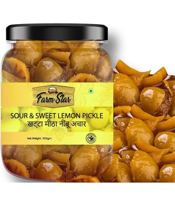 Farm Star (Khatta Mitha Nimbu Achar) Vegetable Pickle 500 g