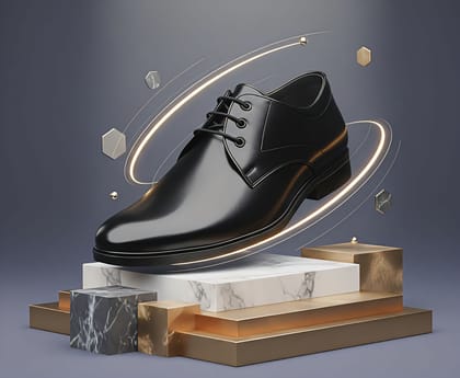 WUGO::Latest Trendy Men Formal Shoes | Classic Black Derby Lace-Up Office Wear Shoes | Premium Comfortable Formal Footwear with Durable Sole for Men’s & Boys