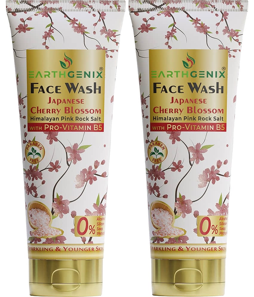 Earthgenix - Softening and Smoothening Face Wash For All Skin Type ( Pack of 2 )