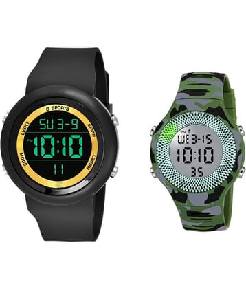 Cosmic - Black Resin Digital Men's Watch