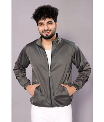 Estro Polyester Mens Casual Jacket - Grey ( Pack of 1 ) - None