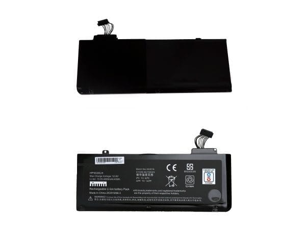Laptop Battery For Apple A1322 – A1278(EMC 2419*) MacBook Pro A1322 Laptops, 10.8V 6 Cells 5200mAh – Compatible