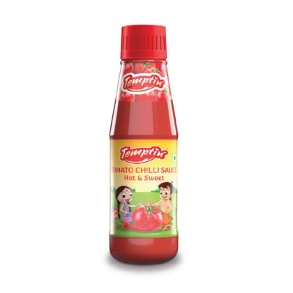 Temptin Tomato Chilli Sauce (Hot & Sweet)  - 200G X 2 (Pack of 2)