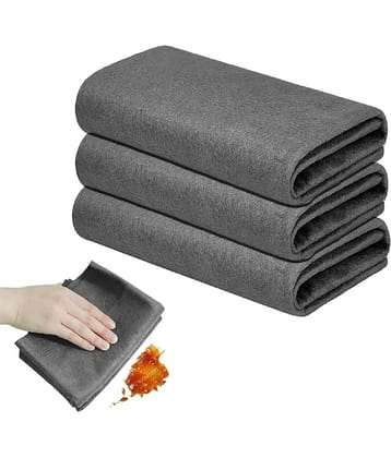 3 Pack Thickened Magic Cleaning Cloth, Reusable Microfiber Glass Cleaning Cloths, 30X30 CM Lint-Free Cloth Streak-Free Miracle for Tea Towels, Cars, Window, Mirror Glass (3 PCS)