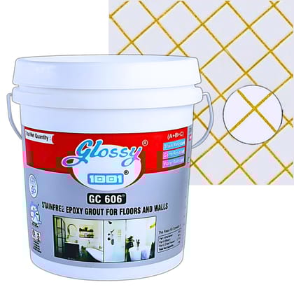 1001 GC 606 Stainfree Epoxy Grout for Floors and Walls, Professional-grade Solution for Both Residential and commercial spaces, Stain Resistance and Water Resistance. (Glitter Gold, 5kg) 1001 GC 606 Stainfree Epoxy Grout for Floors and Walls, Professional-grade Solution for Both Residential and commercial spaces, Stain Resistance and Water Resistance. (Glitter Gold, 5kg)
