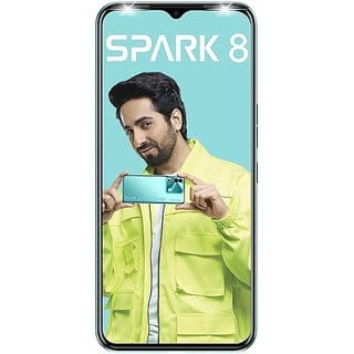 Tecno Spark 8 (Turquoise Cyan, 32 GB) (3 GB RAM)