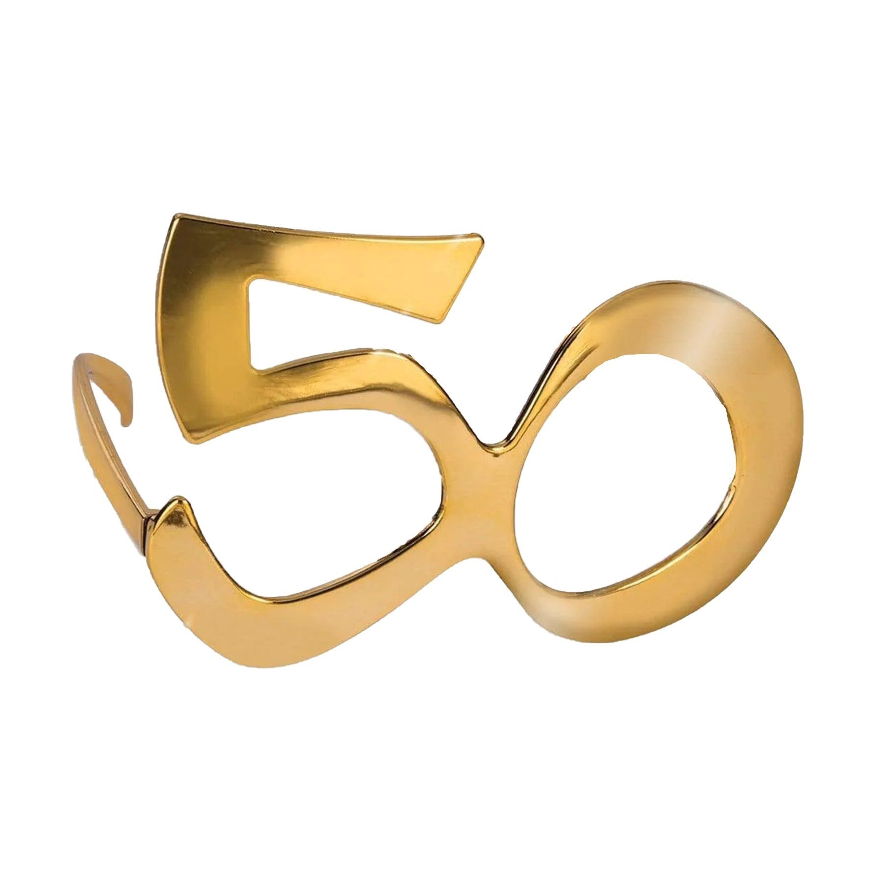 Number 50 Metallic Gold Shades For Adults - 1PC