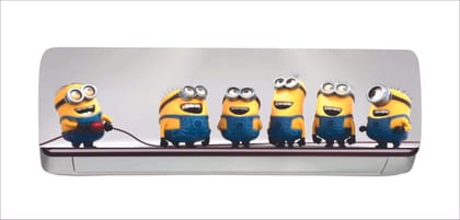 DreamKraft Decorative Beautiful Night City AC Sticker (Multicolor PVC Vinyl, 30cm X 91cm)