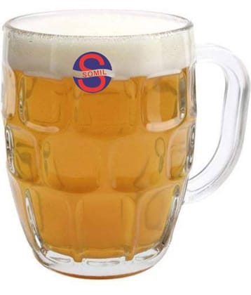 Afast Beer Mug Glass,  550 ML - (Pack Of 1)