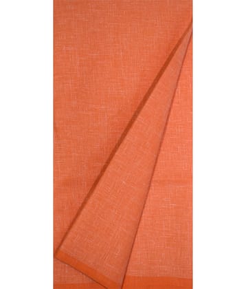 KUNDAN SULZ GWALIOR Orange Cotton Blend Unstitched Shirt pc